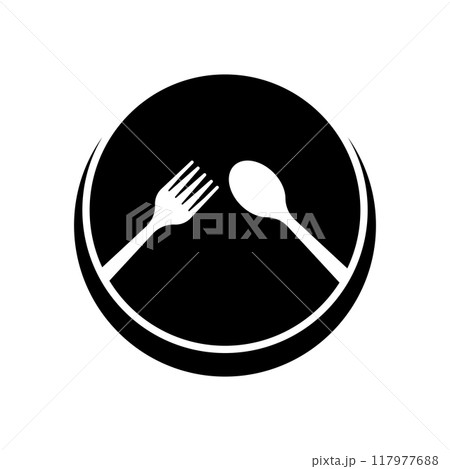 fork spoon icon 117977688