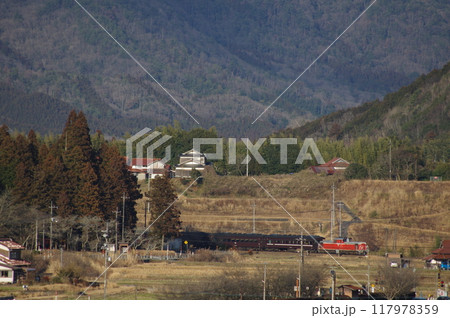 山口線 渡川付近 DD51試運転 山口線 渡川付近 DD51試運転 117978359