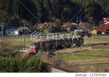 山口線 渡川付近 DD51試運転 山口線 渡川付近 DD51試運転 117978389