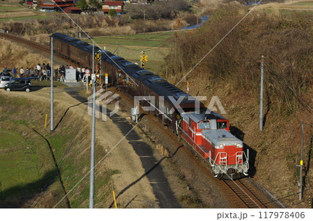 山口線 渡川付近 DD51試運転 山口線 渡川付近 DD51試運転 117978406