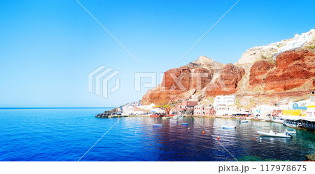 Amoudi bay, Santorini, Greece 117978675