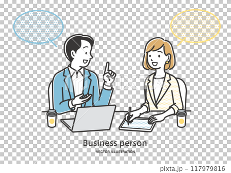 辦公室工作人員開會 117979816