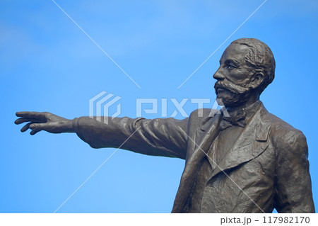 さっぽろ羊ヶ丘展望台のクラーク博士像 さっぽろ羊ヶ丘展望台のクラーク博士像 117982170