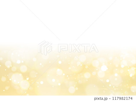 黄色い光玉背景 黄色い光玉背景 117982174