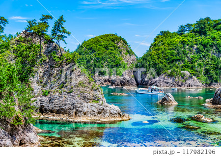 鳥取 浦富海岸 鴨ヶ磯 鳥取 浦富海岸 鴨ヶ磯 117982196