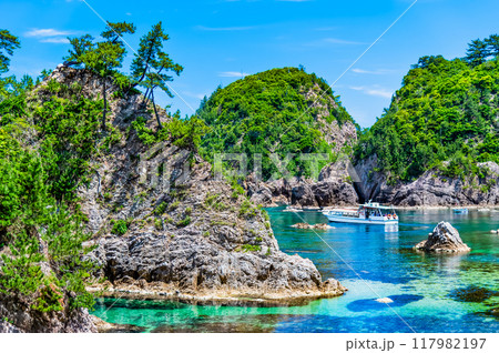 鳥取 浦富海岸　鴨ヶ磯 117982197