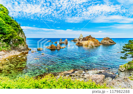 鳥取 穴見海岸 鳥取 穴見海岸 117982288