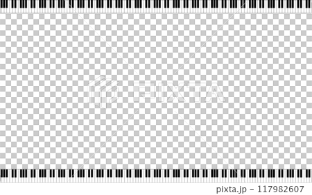 ピアノのシンプルな素材 117982607