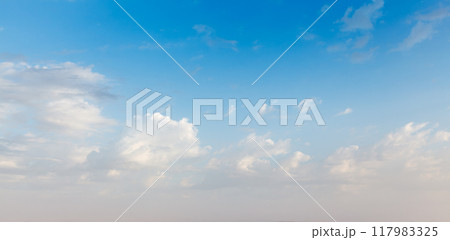 Peaceful and serene sky background 117983325
