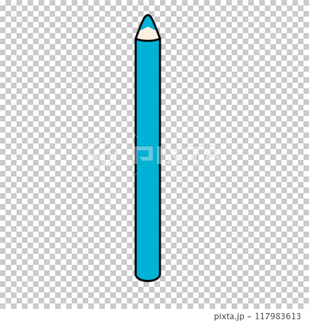 色鉛筆水色 色鉛筆水色 117983613