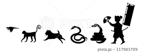 巳 年賀状 干支 アイコン 巳 年賀状 干支 アイコン 117983709