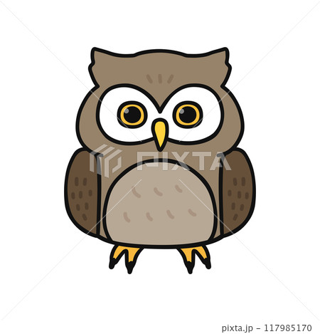 フクロウ 117985170