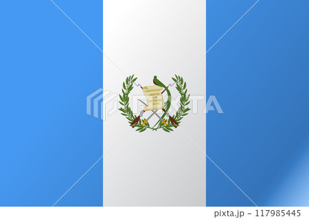 Flag Guatemala flat icon 117985445