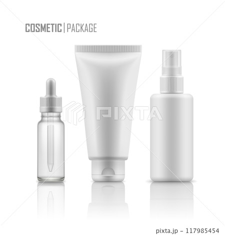 Vector mock-up of cosmetic packages 117985454