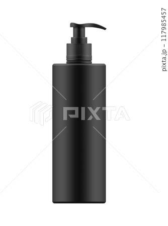 Mock-up of bottle with dispenser. Mock-up of bottle with dispenser. 117985457