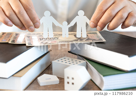 新壱万円札イメージ　防災 117986210