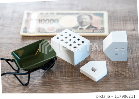 新壱万円札イメージ　防災 117986211