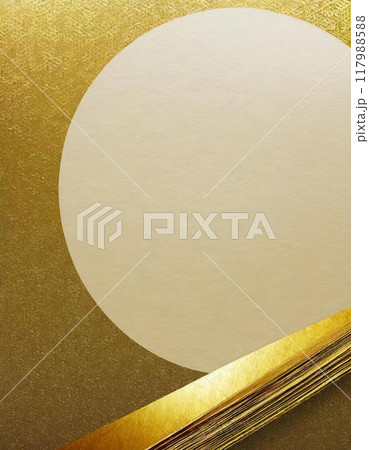 高級感のある丸いフレーム(AI生成素材) 高級感のある丸いフレーム(AI生成素材) 117988588