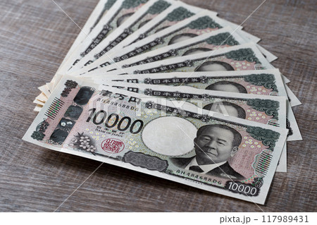 新壱万円札イメージ　渋沢栄一 117989431