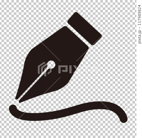 Fountain pen icon 117989824
