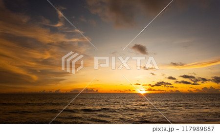 Sunset sky, Nature beautiful Light Sunset or sunrise over sea, Colorful dramatic majestic scenery Sky with Amazing clouds and waves in sunset sky nature light cloud background Sunset sky, Nature beautiful Light Sunset or sunrise over sea, Colorful dramatic majestic scenery Sky with Amazing clouds and waves in sunset sky nature light cloud background 117989887