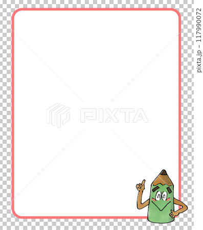 Pencil character copy space (square) Pencil character copy space (square) 117990072