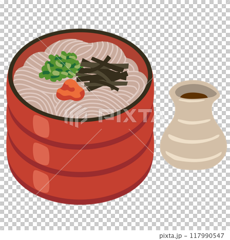 出雲そば　島根県　観光　郷土料理　名産品　素材 117990547