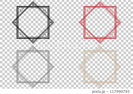 Fashionable frame Fashionable frame 117990793