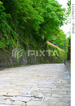 オランダ坂　街並み　長崎市 117991551