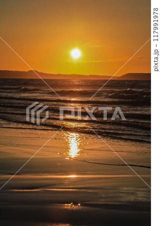姉子の浜夕景 姉子の浜夕景 117991978