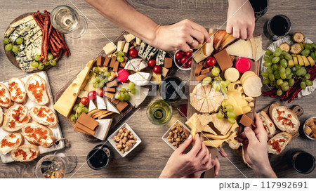 Different kinds of cheese for gourmet nutrition Different kinds of cheese for gourmet nutrition 117992691