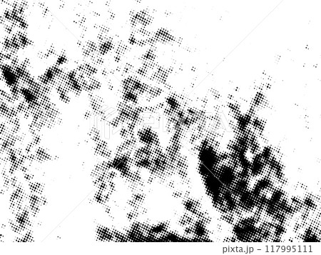 Black and white grunge. Distress overlay texture. Abstract surface dust and rough dirty wall background concept. Distress illustration simply place over object to create grunge effect. Vector EPS10. 117995111