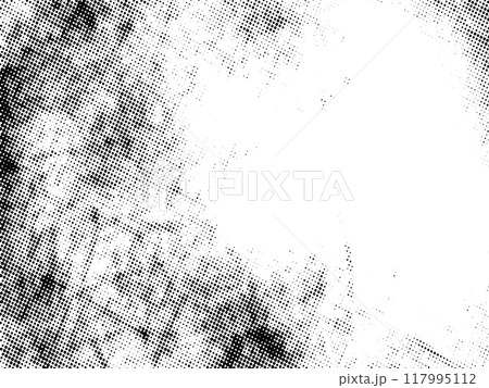 Black and white grunge. Distress overlay texture. Abstract surface dust and rough dirty wall background concept. Distress illustration simply place over object to create grunge effect. Vector EPS10. 117995112