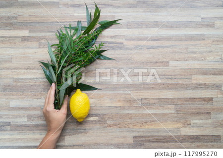 Happy Sukkot holiday 117995270