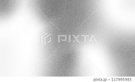 モノクロの抽象的なノイズグラデーションの背景イラスト 117995985