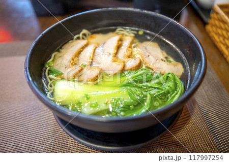 This is what delicious Chinese char siu noodles look like. This is what delicious Chinese char siu noodles look like. 117997254