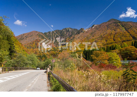 奥飛騨温泉郷「平湯温泉」の紅葉 奥飛騨温泉郷「平湯温泉」の紅葉 117997747