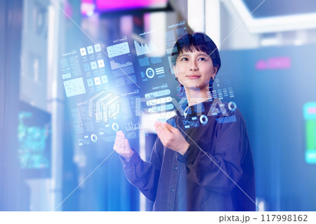 未来の女性 117998162