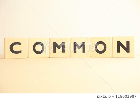 COMMON（コモン・一般）の文字素材 118002987