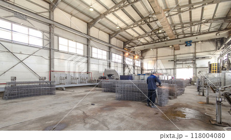 Construction works with circular abrasive cutoff saw angle grinding machine and sparkles timelapse Construction works with circular abrasive cutoff saw angle grinding machine and sparkles timelapse 118004080