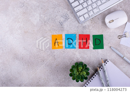 ADCH concept with letter on work desk ADCH concept with letter on work desk 118004273