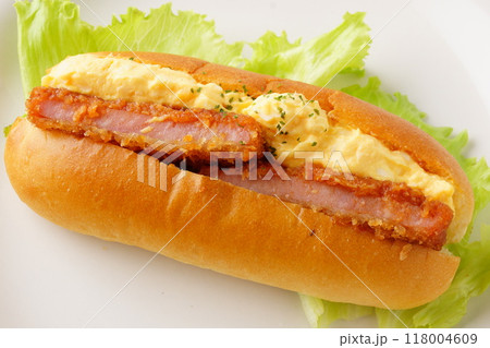 ハムカツバーガー 118004609