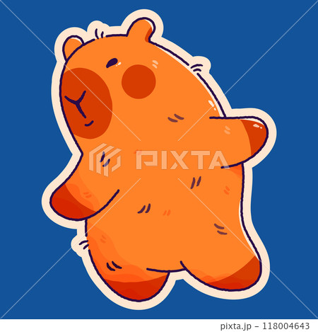 Funny cartoon character. Funny cartoon character. 118004643