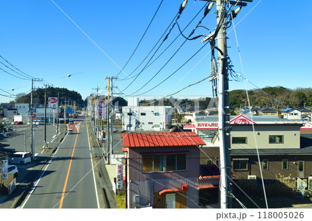 JR東日本、鹿島線佐原駅から鹿島神宮駅までの車窓風景(2022年冬) 118005026