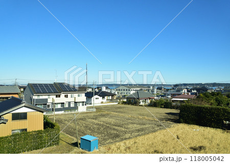 JR東日本、鹿島線佐原駅から鹿島神宮駅までの車窓風景(2022年冬) 118005042