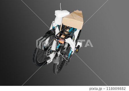 Folding bike in a package. 118009882