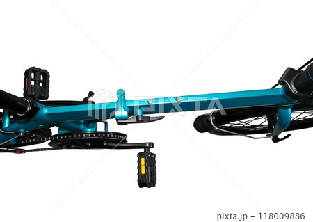 Folding bicycle frame. Folding bicycle frame. 118009886
