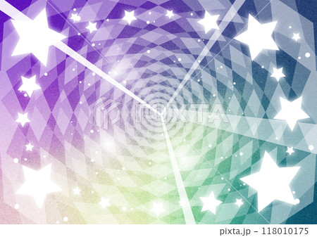 星を散りばめた放射の背景素材 紫,青,黄色 星を散りばめた放射の背景素材 紫,青,黄色 118010175