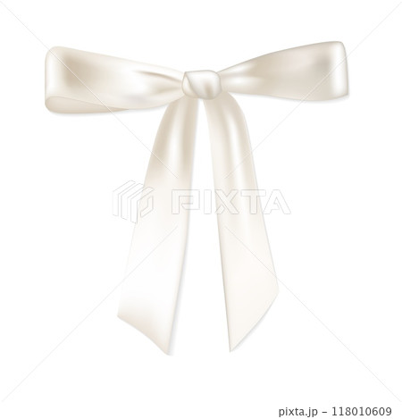 Cute coquette core aesthetic Ribbon White Bow and Realistic shiny satin with shadow horizontal ribbon for decorate your wedding invitation card , gift voucher or gift boxes Cute coquette core aesthetic Ribbon White Bow and Realistic shiny satin with shadow horizontal ribbon for decorate your wedding invitation card , gift voucher or gift boxes 118010609