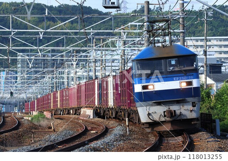 【JR貨物】EF210形（JR京都線：島本〜山崎） 118013255